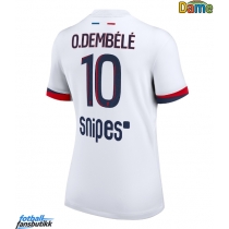 Paris Saint-Germain Ousmane Dembele #10 Bortedrakt Dame 2025-26 Kortermet